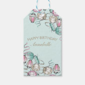 ランタン中国の&リボンギフトラベル ギフトタグ (正面)