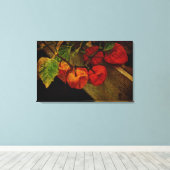 ランタン中国の#2 キャンバスプリント (インサイチュ (ウッドフロア))