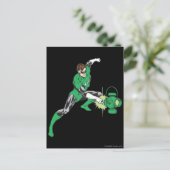 ランタン付きグリーンランタン2 ポストカード (スタンド正面)