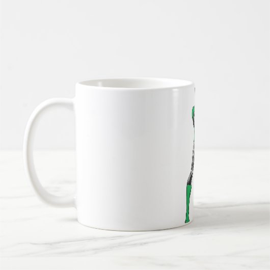 ランタン付きグリーンランタン コーヒーマグカップ (左)