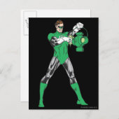 ランタン付きグリーンランタン ポストカード (正面/裏面)