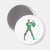 ランタン付きグリーンランタン マグネット (正面/裏面)