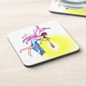 ランタン付き妖精 コースター (左側)