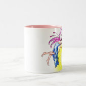 ランタン付き妖精 ツートーンマグカップ (中央)