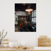 ランタン付き機械屋 ポスター (キッチン)