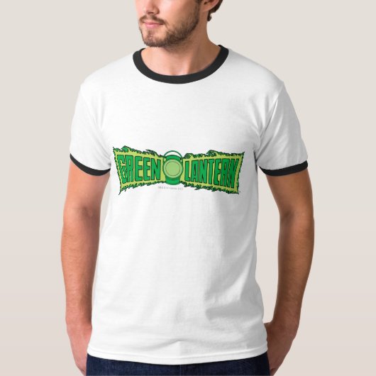 ランタン付き緑のランタンロゴ Tシャツ (正面)