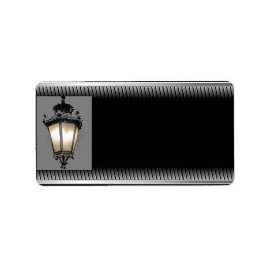 ランタン住所 シール (正面)