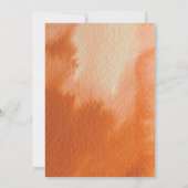 ランタン婚約水彩秋 招待状 (裏面)