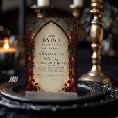 ランタン幽霊のよく出るゴシックハロウィーンお祝い 招待状