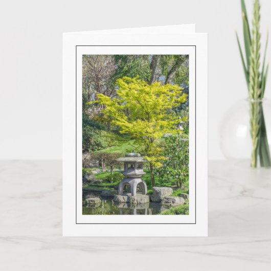 ランタン日本のグリーティングカード カード (正面)