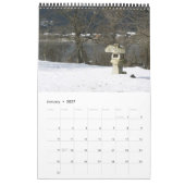 ランタン日本の カレンダー (1月 2027)