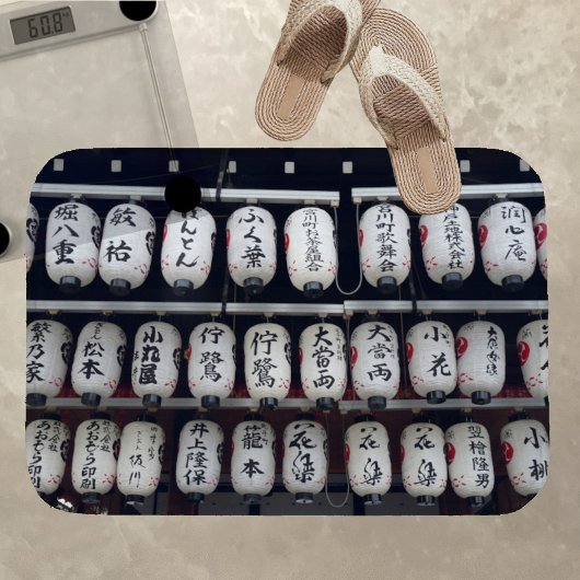 ランタン日本の バスマット