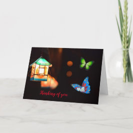 ランタン母の日の折り畳みグリーティングカード カード