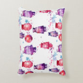 ランタン疑問に思付き水彩スタイル アクセントクッション (正面(垂直))