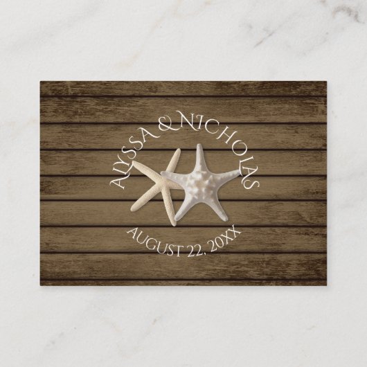 ランタン素朴とヒトデのオンライン応答カード エンクロージャーカード (裏面)