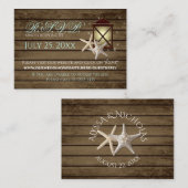 ランタン素朴とヒトデのオンライン応答カード エンクロージャーカード (正面/裏面)