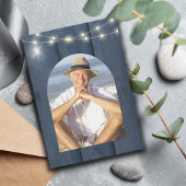 ランタン素朴フォト退職時驚きパーティー 招待状