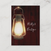 ランタン素朴ライトさくらんぼウッドファームハウスバーン 名刺 (正面)