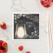 ランタン素朴赤ちゃんの息とライト結婚ズ スタンダードカクテルナプキン (インサイチュ)