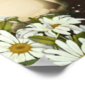 ランタン素朴&デイジーデイジーフラワーカントリーウォール ポスター (角)