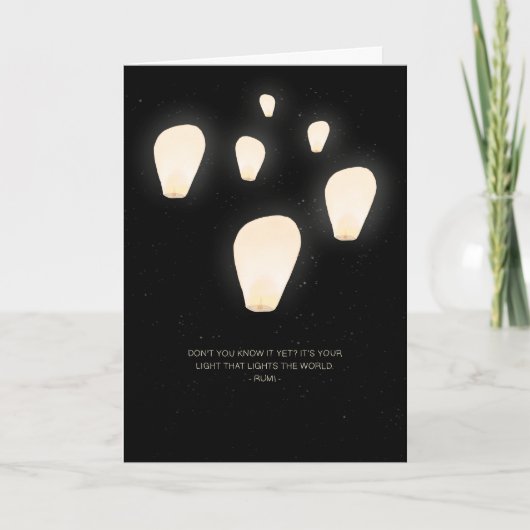 ランタン飛んでいるルミカード カード (正面)