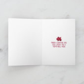 ランタン ゴnomeのクリスマスカード カード (内部)