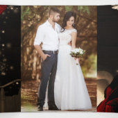 ランタン&レッドローゼロマンチック素朴結婚ズ 三つ折り招待状 (内部中)