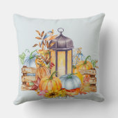 ランタン、青い鳥、ひまわりの花 クッション (裏面)