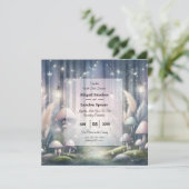 ランターライトの夢に魅了された森結婚の 招待状 (スタンド正面)