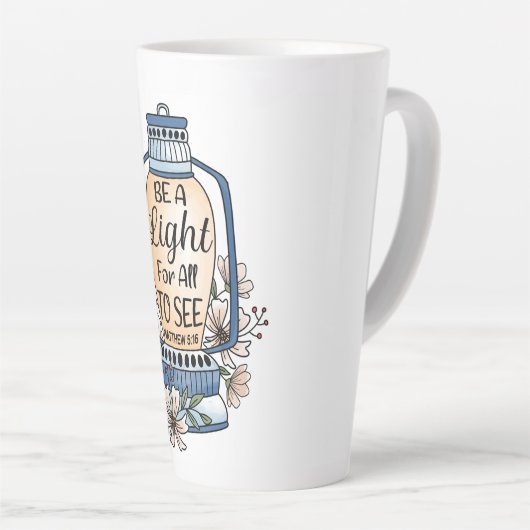 ランタ感動的ン カフェラテマグ (右アングル)