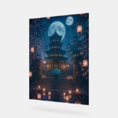 ランタ日本のンフェスティバルアート アクリルサイン (傾斜)