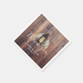 ランタ素朴ンベビーズブレスフローラバー結婚ズ スタンダードカクテルナプキン (角)