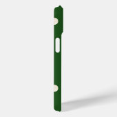 ランダムかわいいかわいいスカルドット濃い緑 Case-Mate iPhoneケース (裏面 / 右)