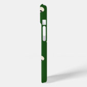 ランダムかわいいかわいいスカルドット濃い緑 Case-Mate iPhoneケース (裏面 / 左)