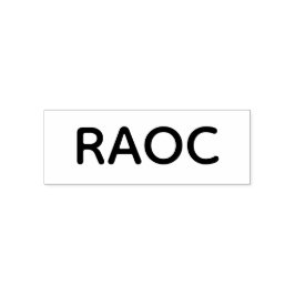 ランダムな悪行"RAOC"スタンプ セルフインキングスタンプ