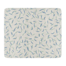 ランダムな斑点、斑点、セージ緑、ほこりっぽい青 カッティングボード