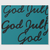 ランダムな筆記神ジュルスウェーデンのクリスマスラッピング ラッピングペーパー (フラット)