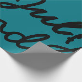 ランダムな筆記神ジュルスウェーデンのクリスマスラッピング ラッピングペーパー (角)