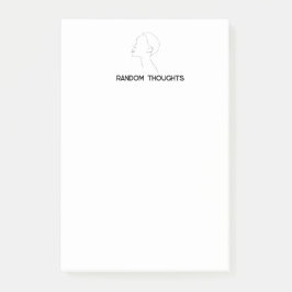 ランダムな考えポストイットのメモ ポストイット