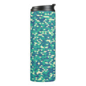 ランダムな色のダイヤモンド生成Arのパターン タンブラー (回転左)