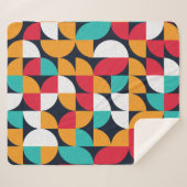 ランダムな色の三角形を持つパターン生成A シェルパブランケット (正面(横))