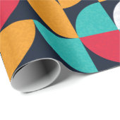 ランダムな色の三角形を持つパターン生成A ラッピングペーパー (ロールコーナー)