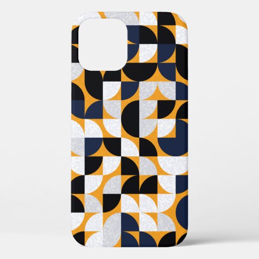 ランダムな色の三角形を持つパターン生成A Case-Mate iPhoneケース (裏面)