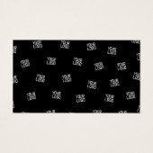 ランダムに配置されたデザイン、ビジネスロゴまたはイメージ (正面)