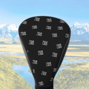 ランダムに配置されたデザイン、ビジネスロゴまたはイメージ ゴルフヘッドカバー