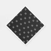 ランダムに配置されたデザイン、ビジネスロゴまたはイメージ スタンダードランチョンナプキン (角)