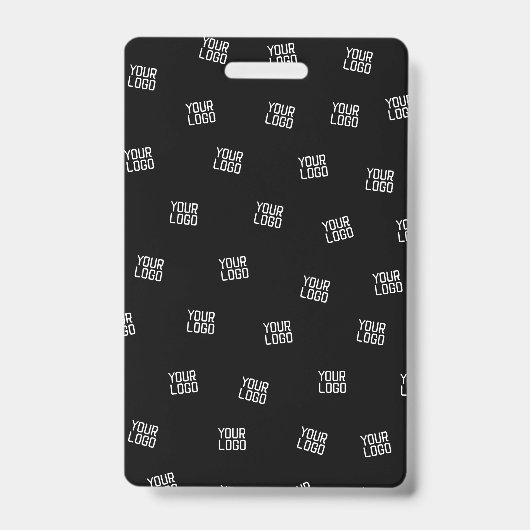 ランダムに配置されたデザイン、ビジネス ロゴまたは画像 バッジ (正面)