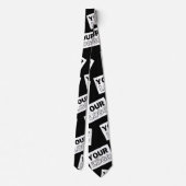 ランダムに配置されたロゴや任意の写真を探す ネクタイ (裏面)