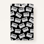 ランダムに配置されたロゴや任意の写真を探す バッジ (正面)