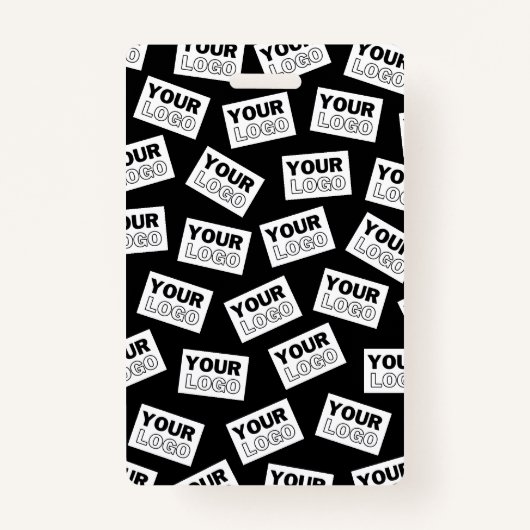 ランダムに配置されたロゴや任意の写真を探す バッジ (正面)